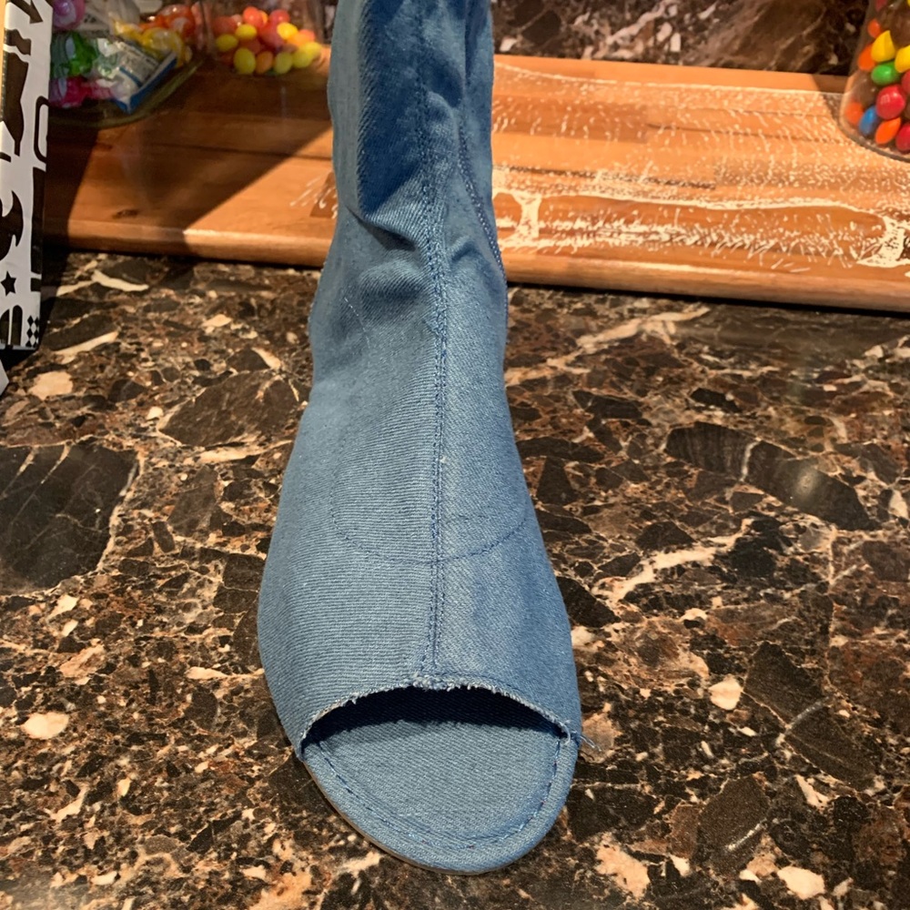 Denim sandal boots!!! - Picture 5 of 12